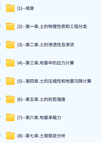 西安交通大学 土力学（廖红建3版）100课时 含课件 高清 手机可看