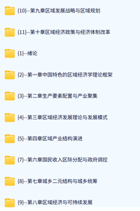 北京林业大学 区域经济学（安虎森版）鲁莎莎36讲 高清 手机可看
