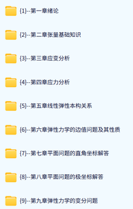 同济大学 弹性力学（程尧舜版）朱合华31课时 含课件 高清 手机可看