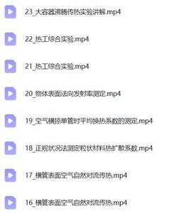 浙江大学 热工实验 俞自涛 23讲 带课件（手机可看）