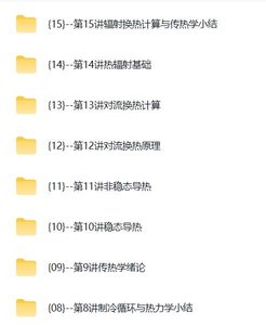 浙江工业大学 热工基础 杨臧健 114讲 高清 带课件（手机可看）