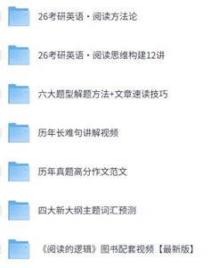 唐迟老师《考研英语》英语一/英语二（历年真题+高分作文范文+视频讲解）