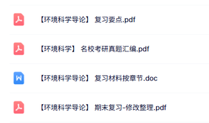 专业课《环境科学导论》知识点+重点笔记+试题及答案