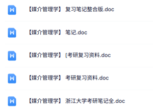 专业课《媒介管理学》知识点+重点笔记