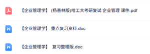 专业课《企业管理学》知识点+重点笔记+试题及答案