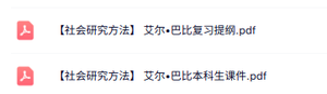 艾尔•巴比《社会研究方法》复习提纲+本科生课件