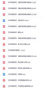 吴健安《市场营销学》知识点+重点笔记+试题及答案