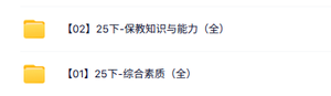 25下幼儿教资《综合素质+保教知识与能力》笔试课程