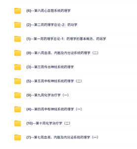 山东大学 药理学（杨宝峰版）张岫美46课时 含课件 高清 手机可看