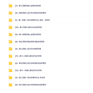 西安交通大学 药理学（曹永孝版）46课时 含课件 高清 手机可看