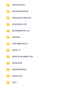 西安交通大学 结构力学 视频讲解 96讲 含总复习 可手机看