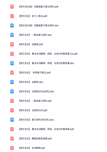 专业课《西方文论》知识点+重点笔记+试题及答案