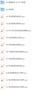 安全用电教育培训 21套 PPT课件（送参考教案）
