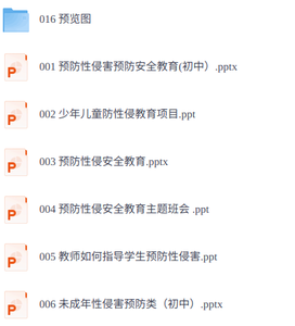 防性侵安全教育培训 12套 PPT课件