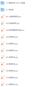疾病防治安全教育培训 24套 PPT课件（送参考教案）