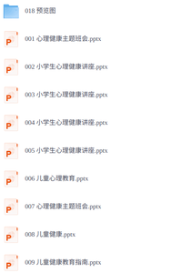 心理安全教育培训 9套 PPT课件