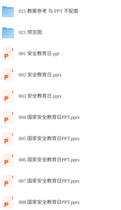 安全教育日教育培训 18套 PPT课件（送参考教案）