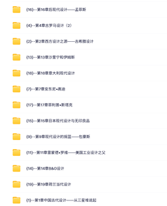 湖南大学 何人可 工业设计史 PPT教学课件 视频讲解