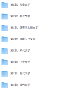 袁行霈《中国古代文学史》网课