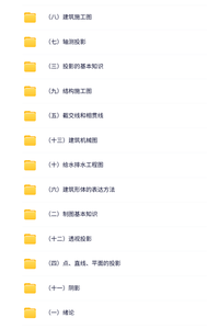 华南理工大学 建筑制图 PPT教学课件 视频课件