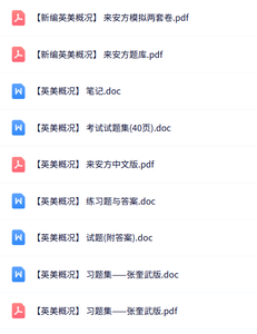 专业课《英美概况》知识点+重点笔记+试题及答案