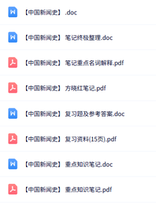 专业课《中国新闻史》知识点+重点笔记+试题及答案