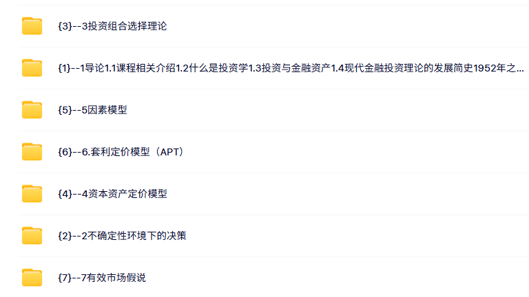 对外经济贸易大学 投资学（滋维.博迪10版）肖欣荣 59课时 含课件 手机可看