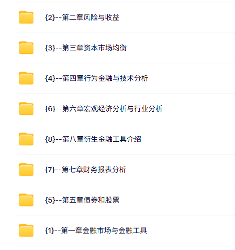 武汉理工大学 投资学（斯蒂芬·罗斯11版）李殊琦24课时 含课件 高清 手机可看