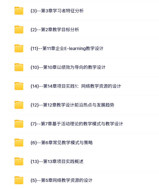 华南师范大学 谢幼如 教学设计原理与方法 PPT教学课件 视频教程讲解