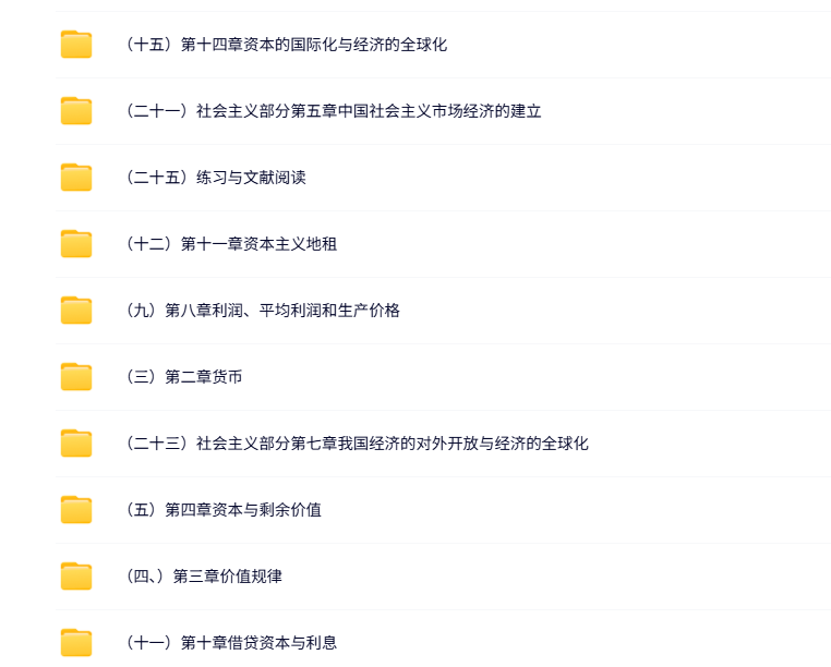 南开大学 张俊山 政治经济学 PPT教学课件 视频教程讲解