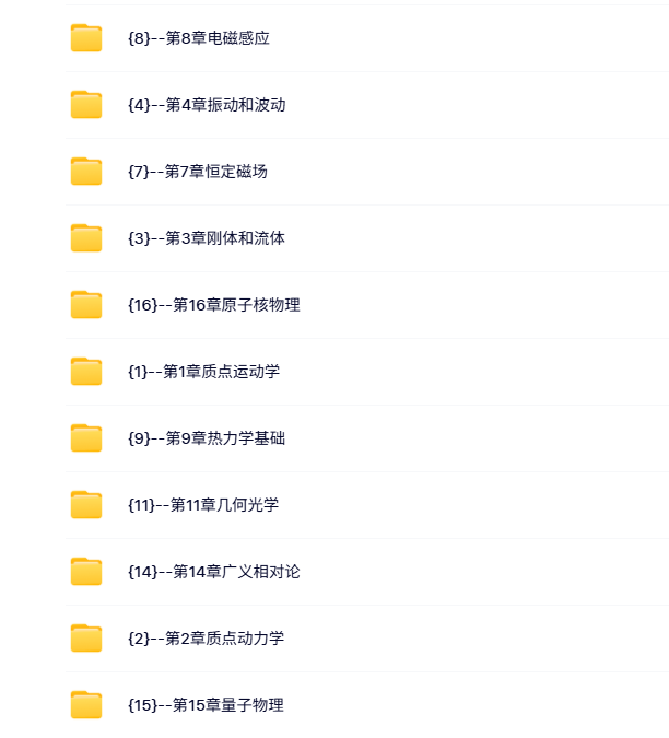 同济大学 顾牡 大学物理学 PPT教学课件 视频教程讲解