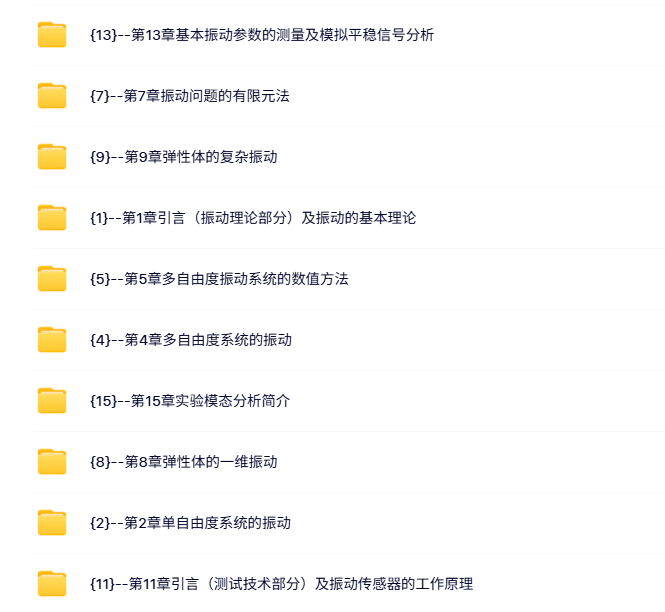 天津大学 刘习军 工程振动与测试 PPT教学课件 视频教程讲解