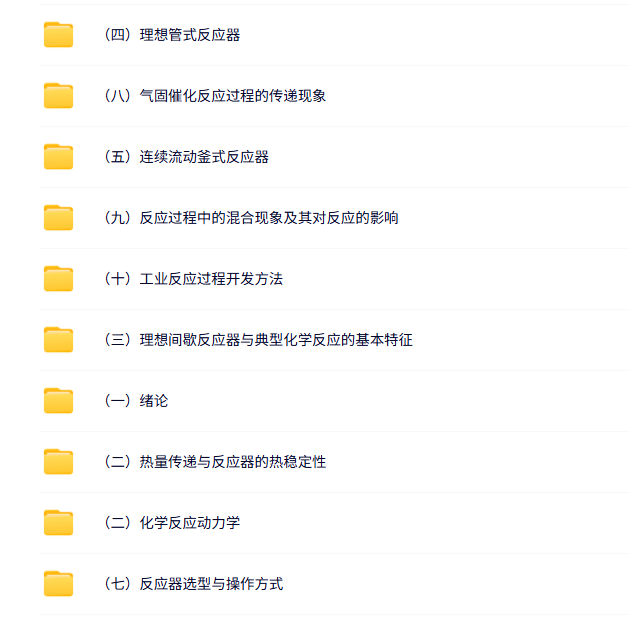 华东理工大学 许志美 化学反应工程 PPT教学课件 视频教程讲解
